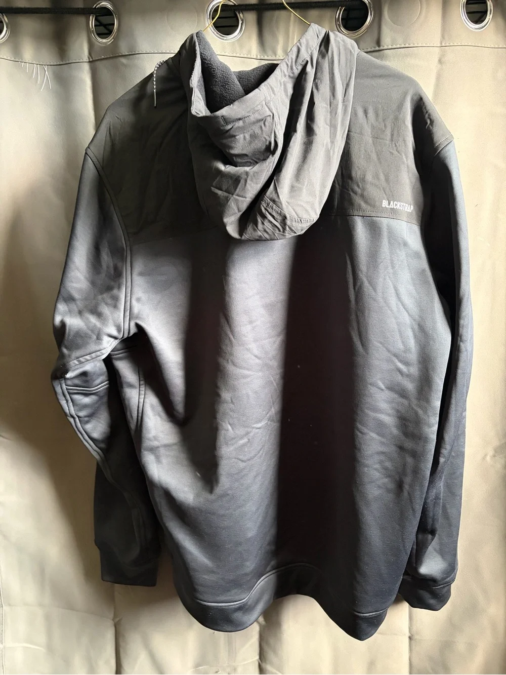 Men’s Gray Full-Zip Hooded Sweater